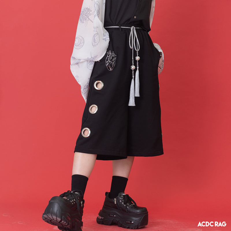 Garakuta Eyelet Half Pants