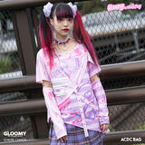 Pastel Gurumi Border  T-shirt Long sleeve