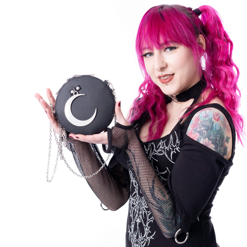 LUNAR VEIL COIN PURSE - BLACK BY Poizen Industries
