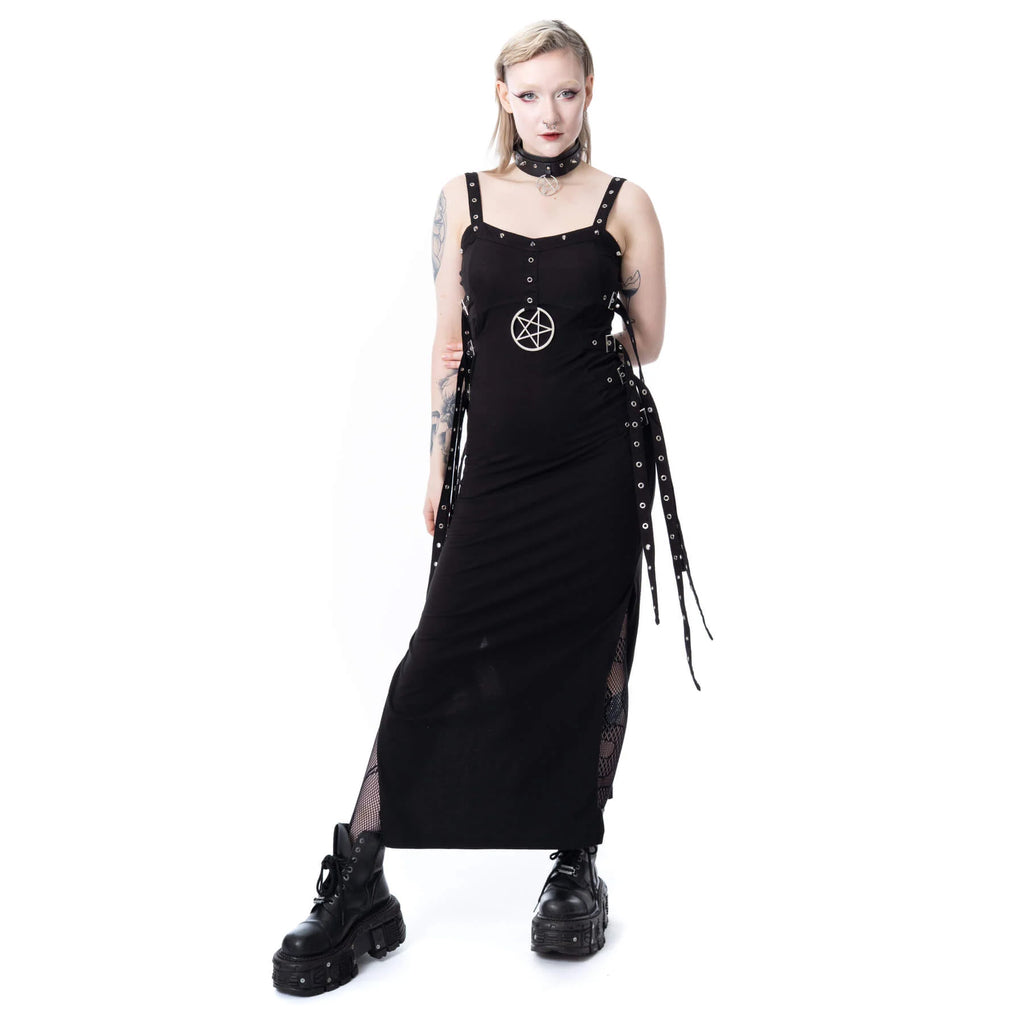 MIDNIGHT LAMENT MAXI DRESS