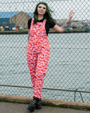 Rebel Romance x Stacey McEvoy-Caunt Mushrooms Stretch Dungarees