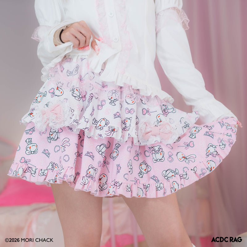 Hanyo Usagi Skirt White