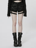 Punk Thigh Harness Shorts