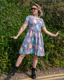 Rebel Romance x Abi Perry Purrfect Cats T-Shirt Smock Dress