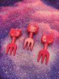 Pink Kitty 🐈 Hair Clips