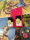 B&W Lego Earrings