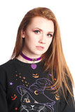Purple JEZEBEL CHOCKER