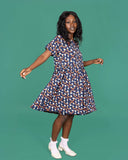 Over the Rainbow & Clouds Oversized Smock Dress