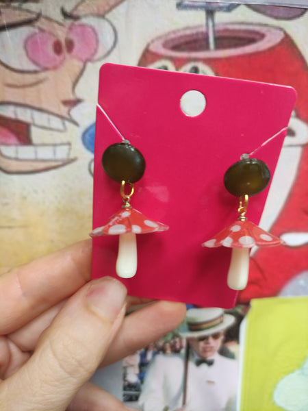 Mushroom 🍄 Earrings
