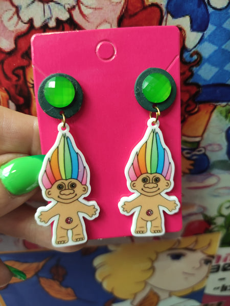 Rainbow 🌈 Troll Earrings