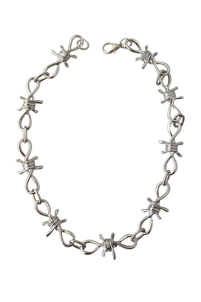Silver THORN NECKCHAIN