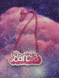 Sparkly Barbie Necklace