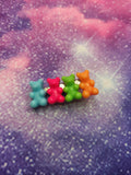 Mini Gummy Bear Hair Clips