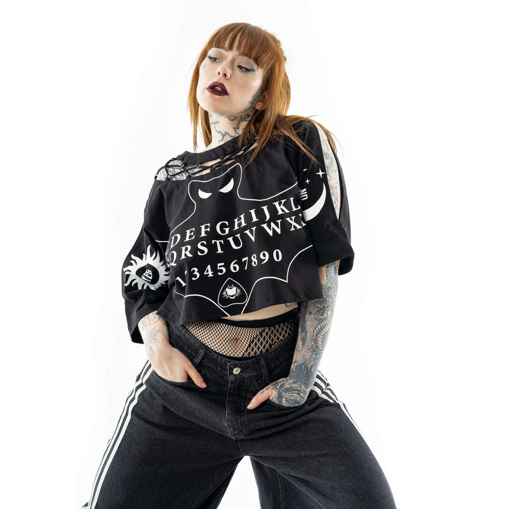 SPIRIT BAT TOP - BLACK