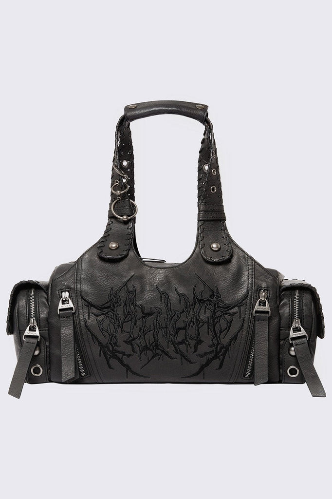 Xyra Faux Leather Shoulder Bag