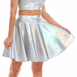 Holo Metallic Skirt