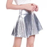 Silver Metallic Skirt