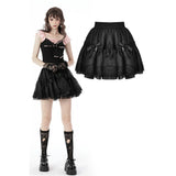 Black dolly frilly mini petticoat