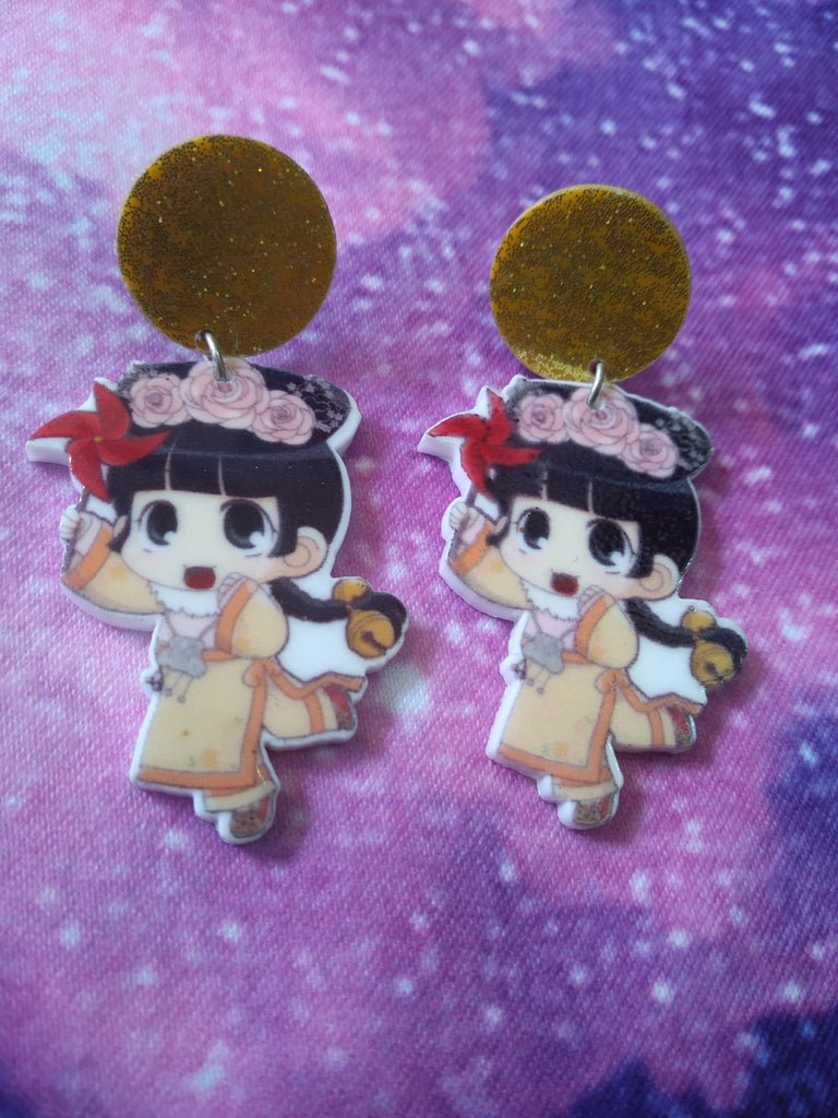 Mini Geisha Earrings