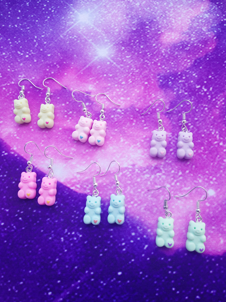 Pastel Gummy Bears Earrings