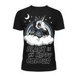 Black Is My Happy Colour T By Cupcake Cult