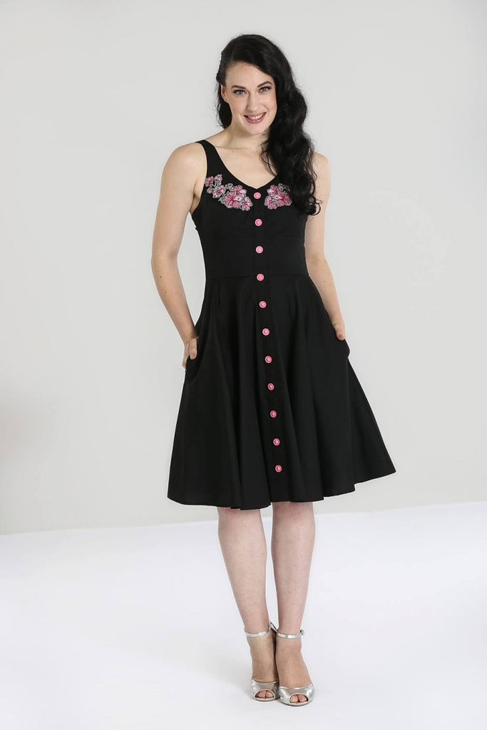 Lucy Mid Dress By Hell Bunny